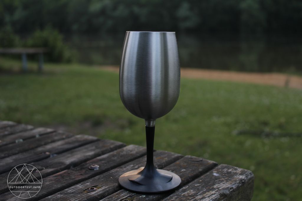 Glacier Stainless Nesting Wine Glass