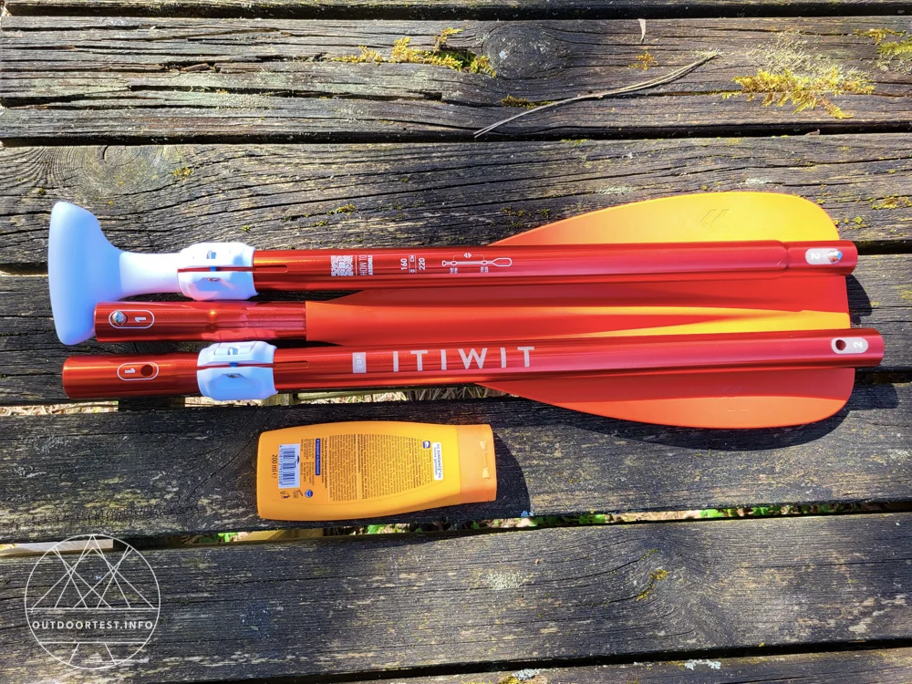 Itiwit Stand up Paddle Board ultra kompakt und stabil 10 Fuß (max. 130 kg) mit Paddel und Doppelhubpumpe